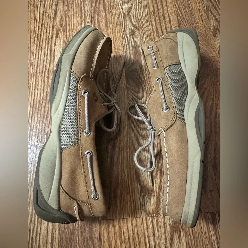 Sperry 0276308 Men's Intrepid Leather Boat Shoes Size 11.5